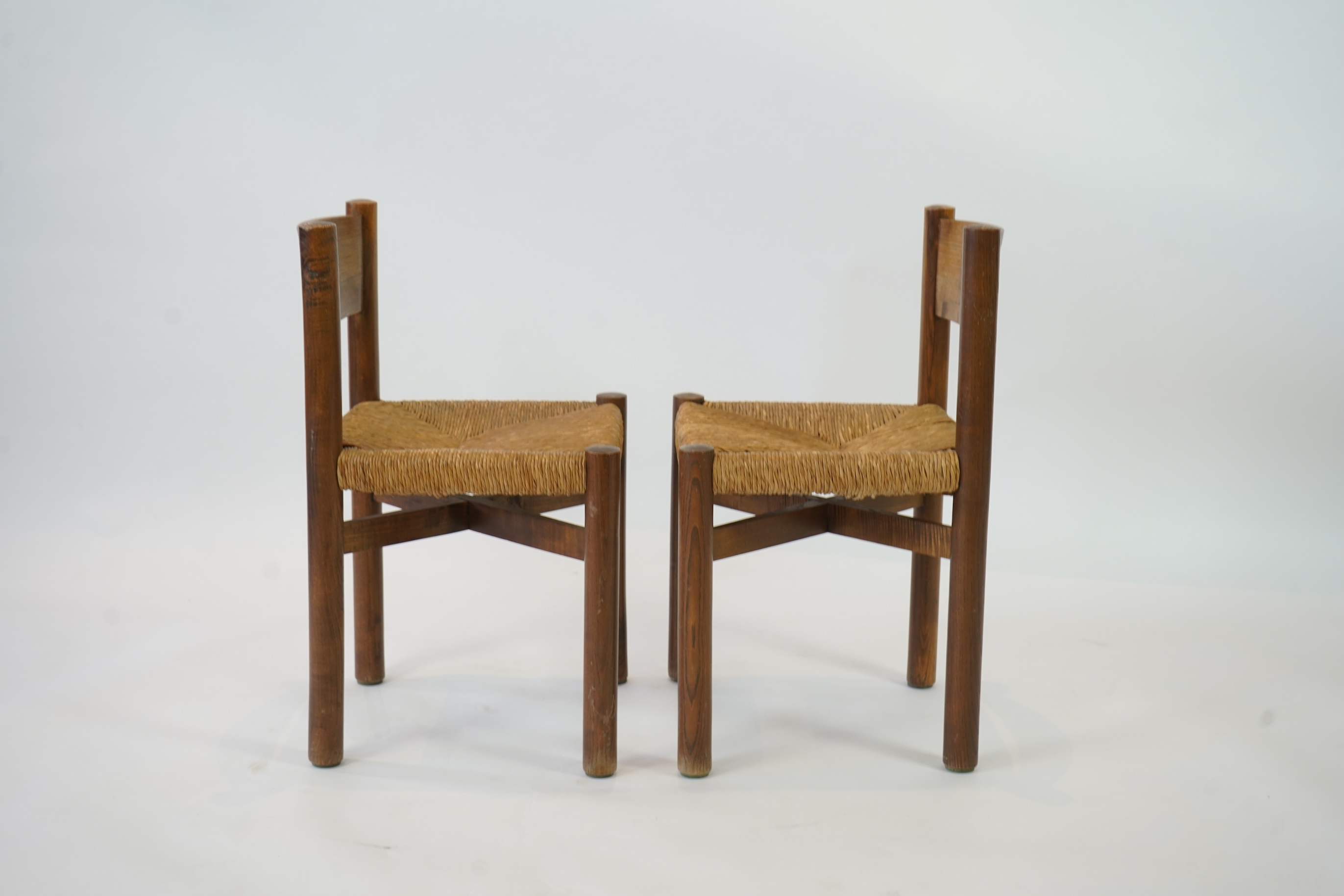 Charlotte Perriand (French, 1903-1999) A pair of 'No. 27' or 'Meribel' side chairs
